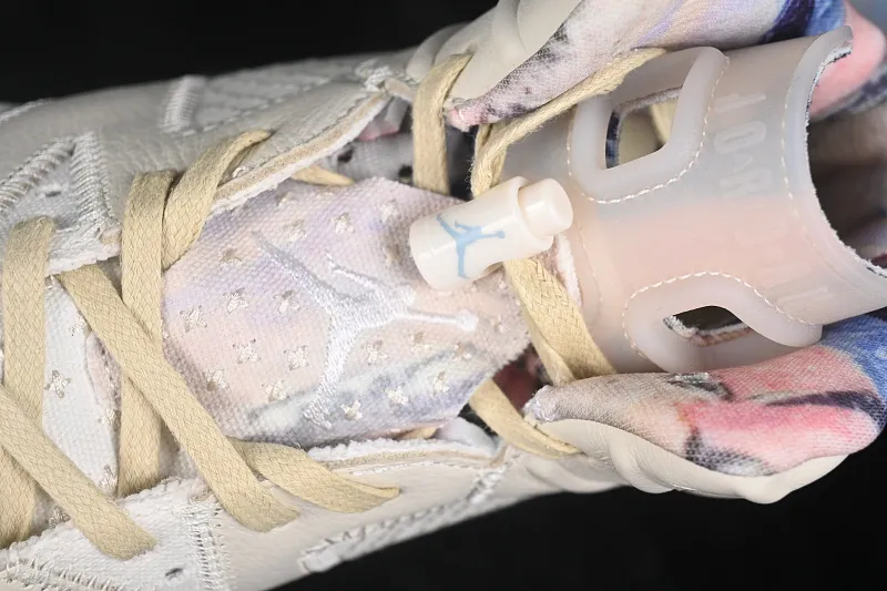 All categories Air Jordan Jordan series basketball shoes Air Jordan 6 Atmos x Air Jordan 6 Retro "Sashiko" AJ6 Joe 6 milk white blue Sashiko embroidery IR7255-110